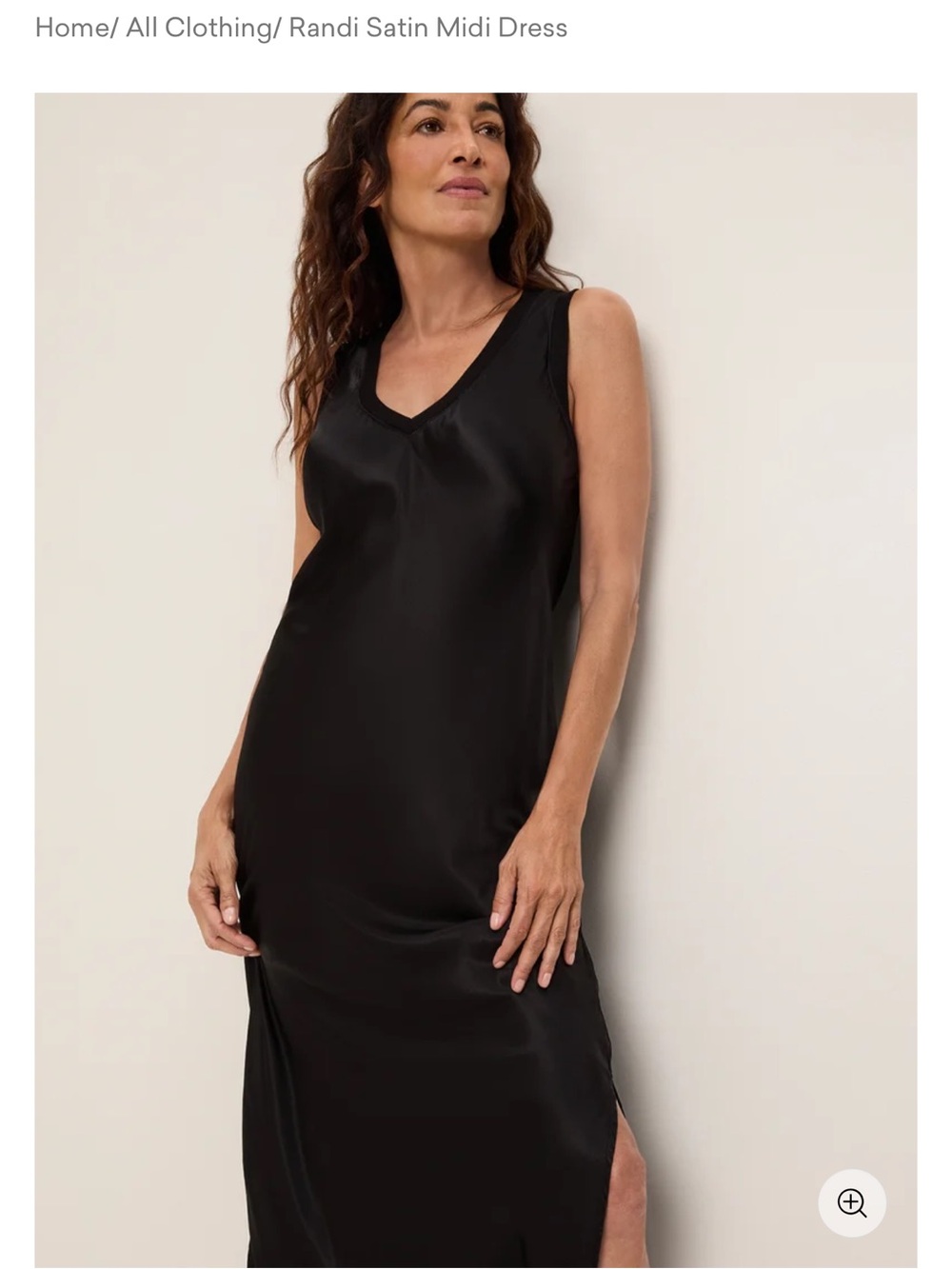 Evereve Black Sleeveless V-Neck Maxi Dress